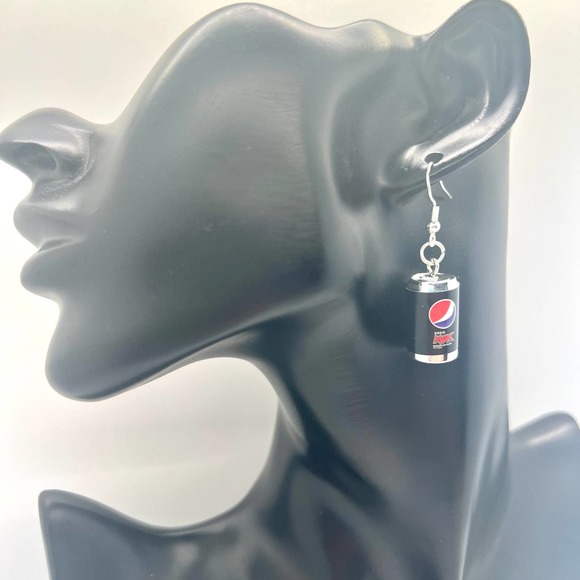 Pepsi Max Earrings - Pepsi Cans - Drink Earrings - Novelty Earrings - Pop Soda - Picture 7 of 8